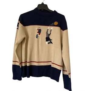 JC Penney Vintage Sports Sweater Soccer XL